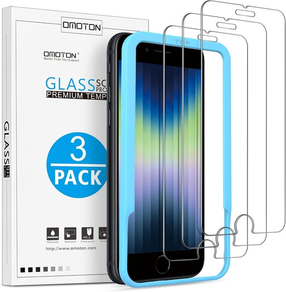 Omoton 3 StüCk Panzer Schutz Glas Iphone Se 2022 Se 2020 Iphone 8 7 Sicherheit-image