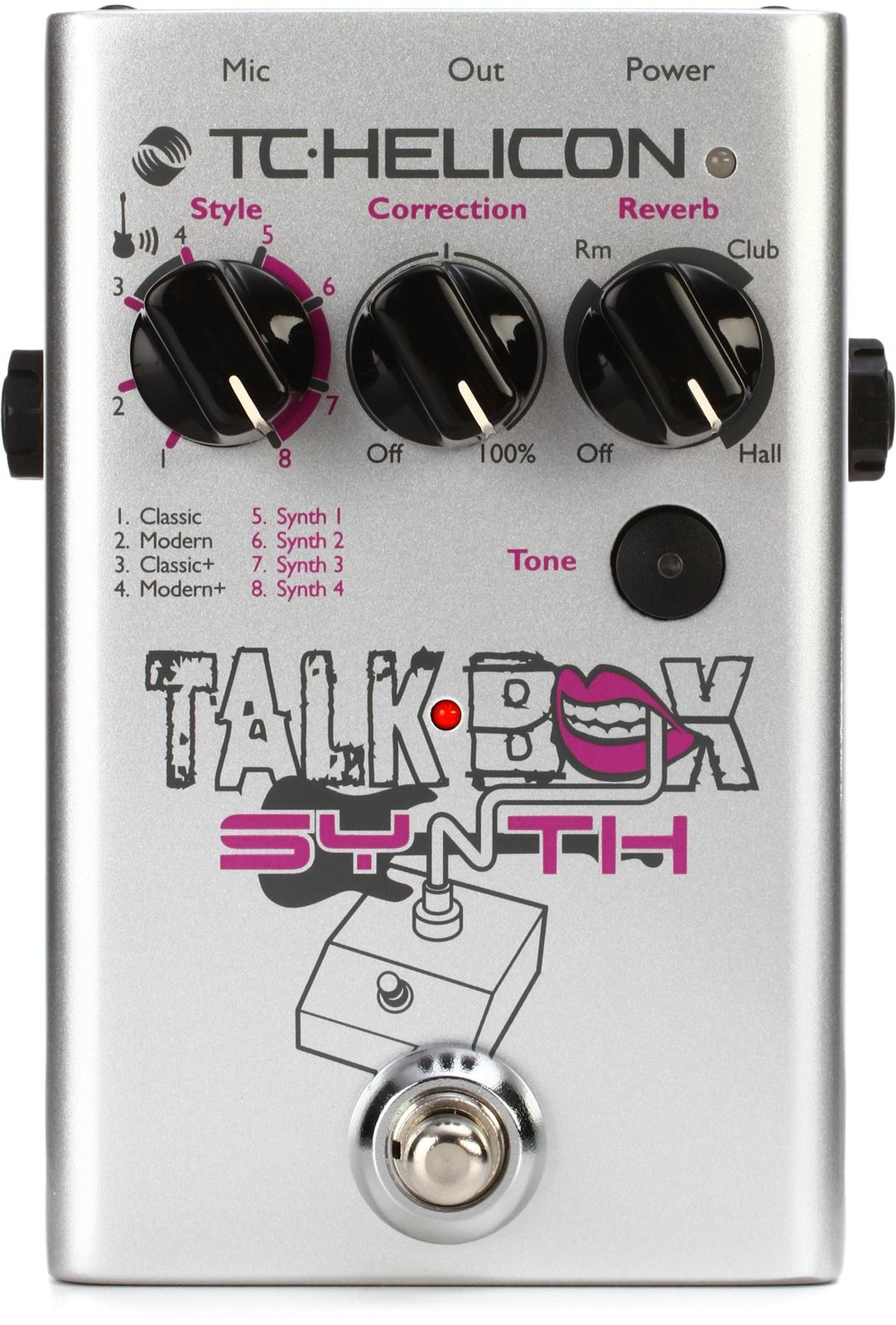 Комплект педалей синтезатора TC-Helicon Talkbox (2 штуки)