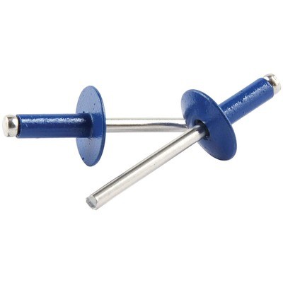 Allstar ALL18177, 5/8 in Head Rivet Set of 250 Chevron Blue Aluminum Paint
