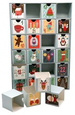Bambelaa! Advent Calendar 24 Compartments to Fill Christmas Decorations Approx 38.5cm