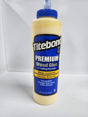 Titebond II Premium Wood Glue Yellow Interior/Exterior Wood Adhesive 16-fl oz