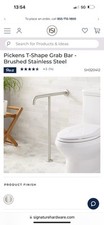 Signature Hardware T-Shape Grab Bar in Polished Stainless YJL-3815-PS A1