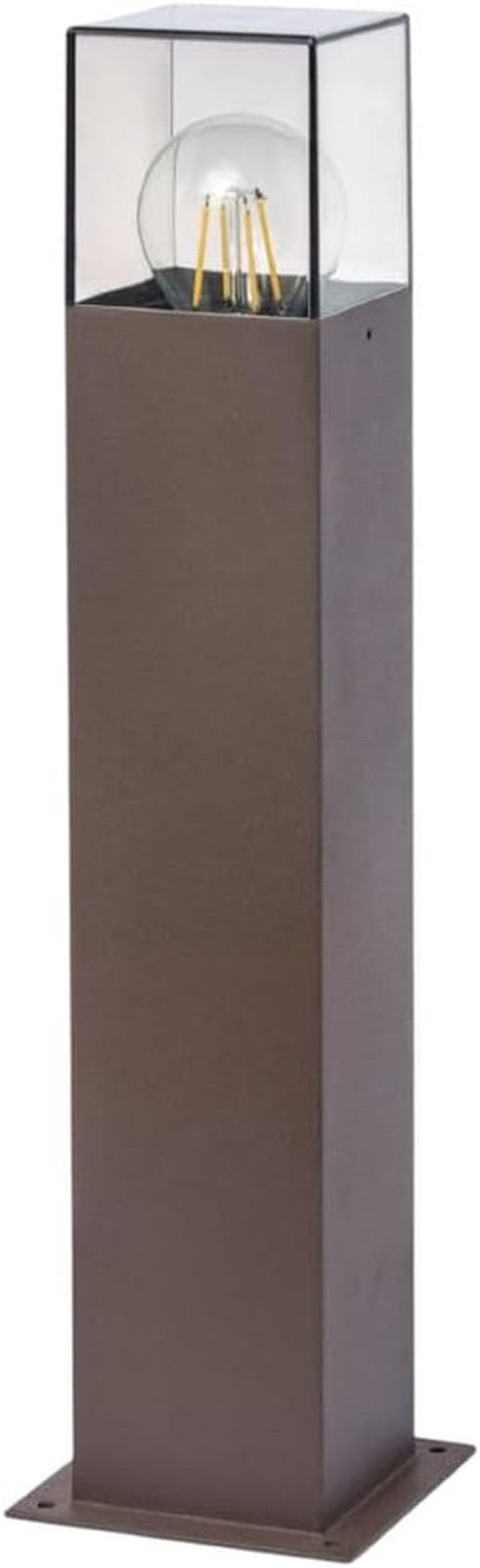Lampione Esterno Alluminio Ruggine Vetrineinrete® E27 IP44 Vialetti