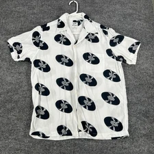 Wacko Maria Vault Aloha Hawaiian Shirt Vans Bolt Record Vinyl Album Medium