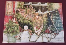 1000 Piece, 14.5" x 10", LANG Santa's Sleigh Christmas Jigsaw Puzzle