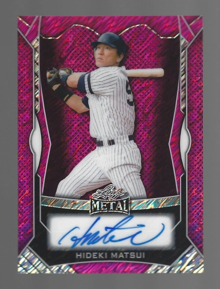 Hideki Matsui Baseball Sports Trading Cards & Accessories