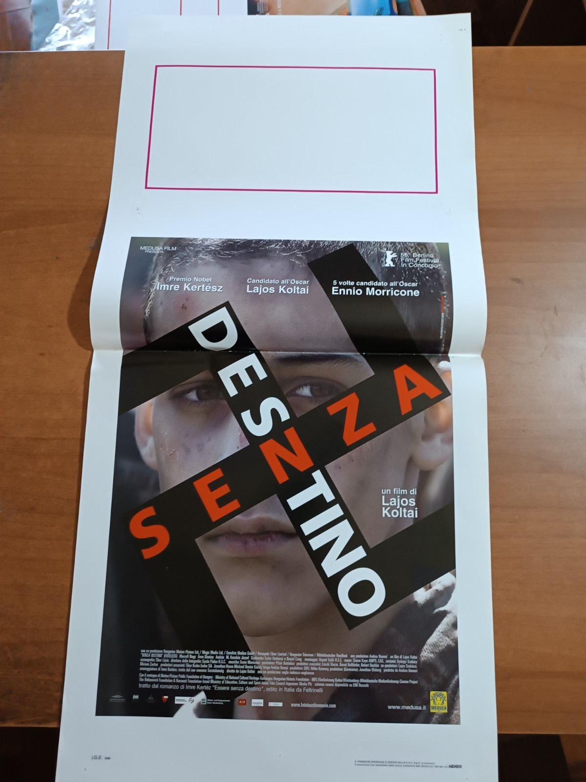 Locandina originale film Senza destino (2005) - Regia di Lajos Koltai