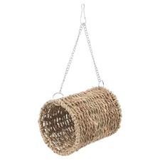 Natural Hamster Woven Tunnel Hammock Nest Hanging Nest for Hamster Use