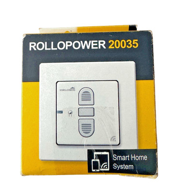 Schellenberg 20035 Funk-Rollladenschalter, Unterputz, weiß, 02
