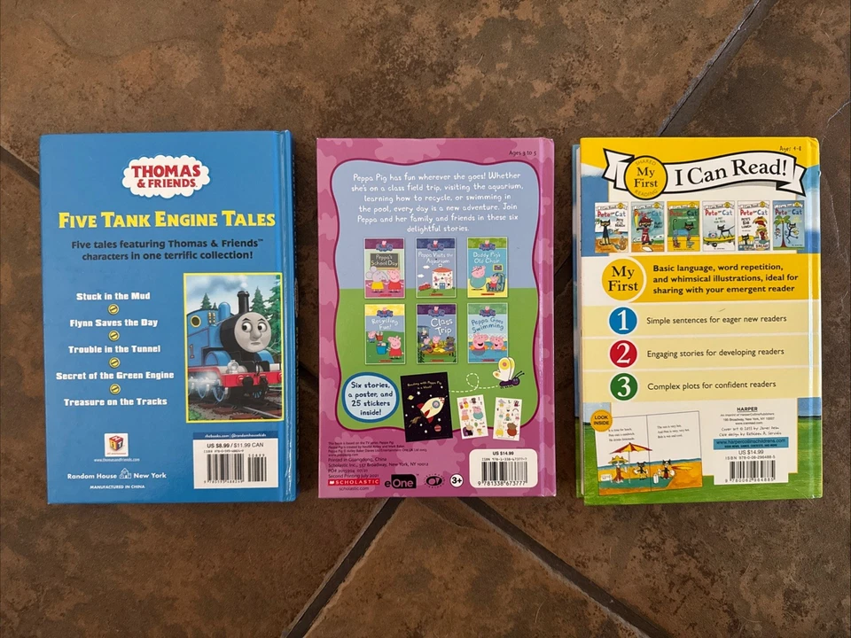 * Лот из 3 * Кот Пит | Свинка Пеппа | Казначейство Томаса и друзей 5-в-1/6-в-1 📚 - Изображение 2 из 4