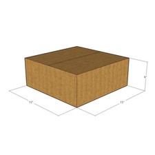 5 15x15x6 Kraft Brown Corrugated Shipping Boxes 32 ECT Single-Wall New