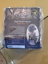 Team REALTREE Canine Dog Chest Protector Size X-Large 19" Neck - 31" Chest