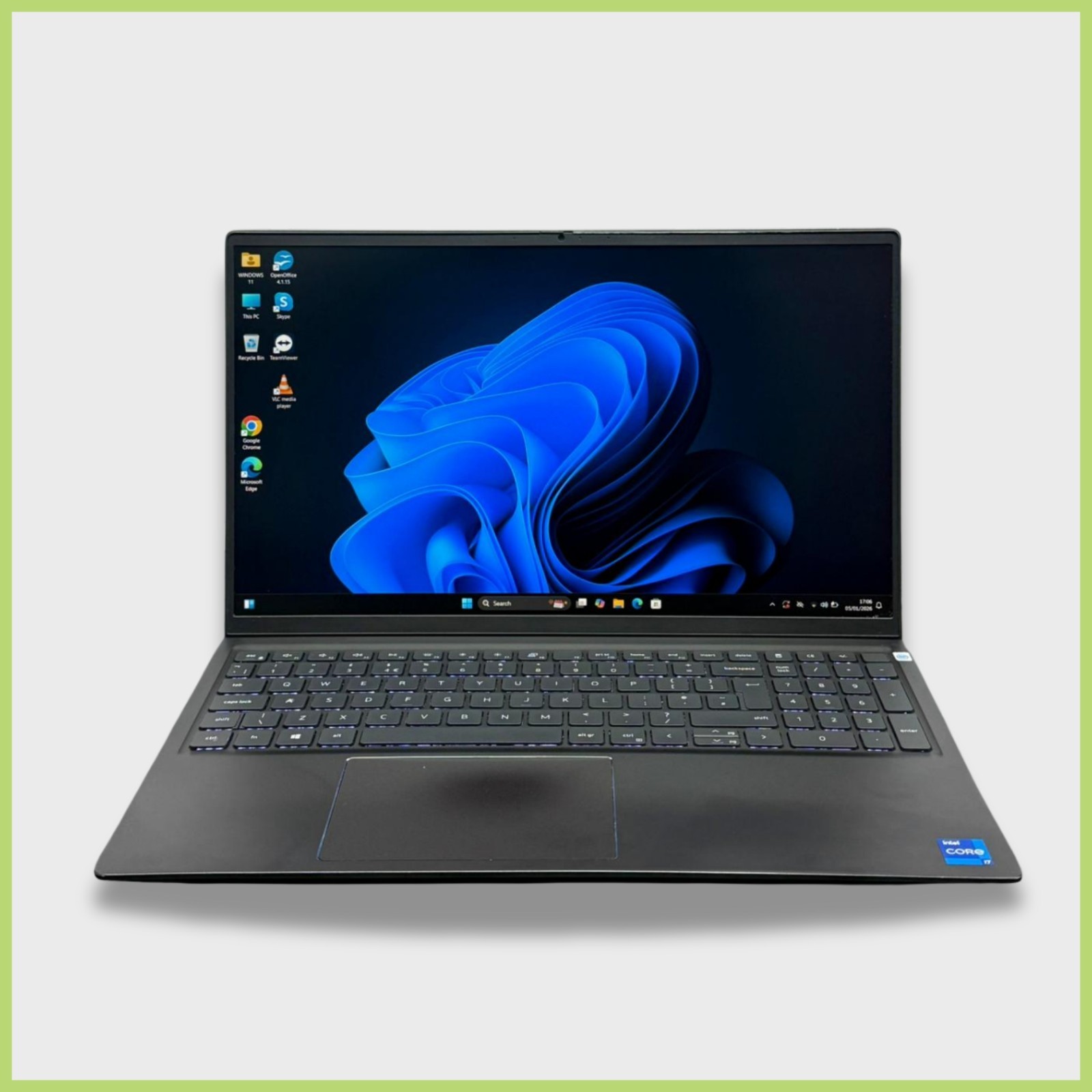 Dell Vostro 15 5510 i7-11370H 16GB RAM 1TB SSD Iris Xe 15.6" Business Laptop