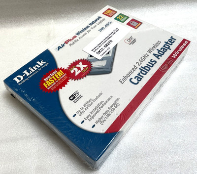 D-Link DWL-650+ 2,4GHz 22Mbps 11b AirPlus Wireless Netzwerkkarte