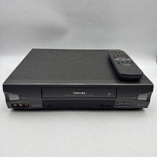 Toshiba M-674 VCR Plus VHS Player Recorder w/Remote-READ