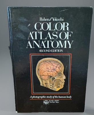 Color Atlas of Anatomy 2nd Ed Rohen Yokochi HC 1988 Photographic Study