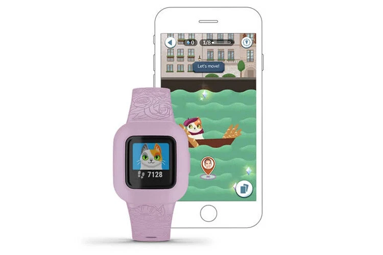 Garmin Vivofit Jr 3 Lilac Floral Activity Smart Watch 010 02441 21