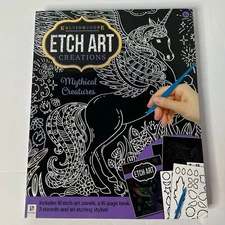 Kaleidoscope Etch Art Creations: Mythical Creatures - Hinkler Books NEW!