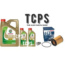 FOR PORSCHE CAYENNE 3.2 9PA 2002+ BOSCH OIL FILTER & 7L CASTROL MOTOR OIL