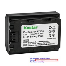 Kastar Replacement Battery for Sony NP-FZ100 BC-QZ1  Sony Alpha 9 A9 Camera