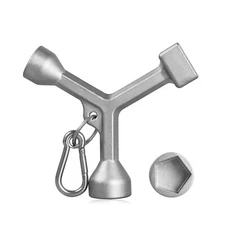 Brand New Meter Curb Box Key Wrench for Meter Pit Cover w/ Pentagon Nut