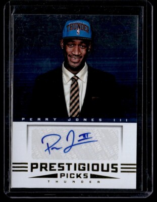 Perry Jones Collection 2012-13 Panini Prestige Prestigious Picks Signatures Perry Jones Auto ...