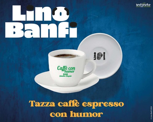 Lino Banfi Espresso Mug Set Tazzine Caffe' INFINITE STATUE - Picture 3 of 4
