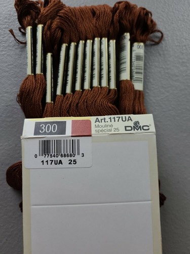 DMC Floss Color #300 Very Dark Mahogany Moline Special 25 - Picture 2 of 2