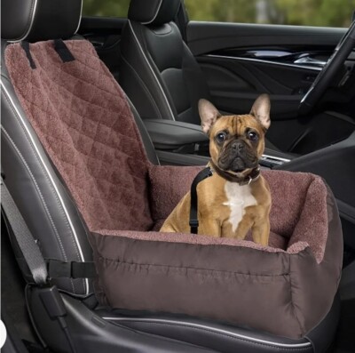 Dog Car Seat, Pet Booster Seat Fully Detachable Washable Dog