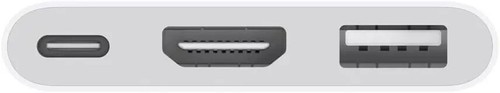 Digital AV Multiport Adapter Apple USB-C USB 3.0 To 4K HDMI AV Adapter, White - Picture 4 of 8