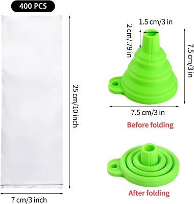 bolsa para bolis bolsas hielitos 240 bolsitas helados casero 2X12