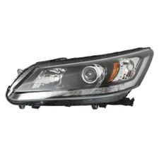 Silscvtt Headlights W/O LED DRL For 2013-2015 Honda Accord Halogen Driver Left