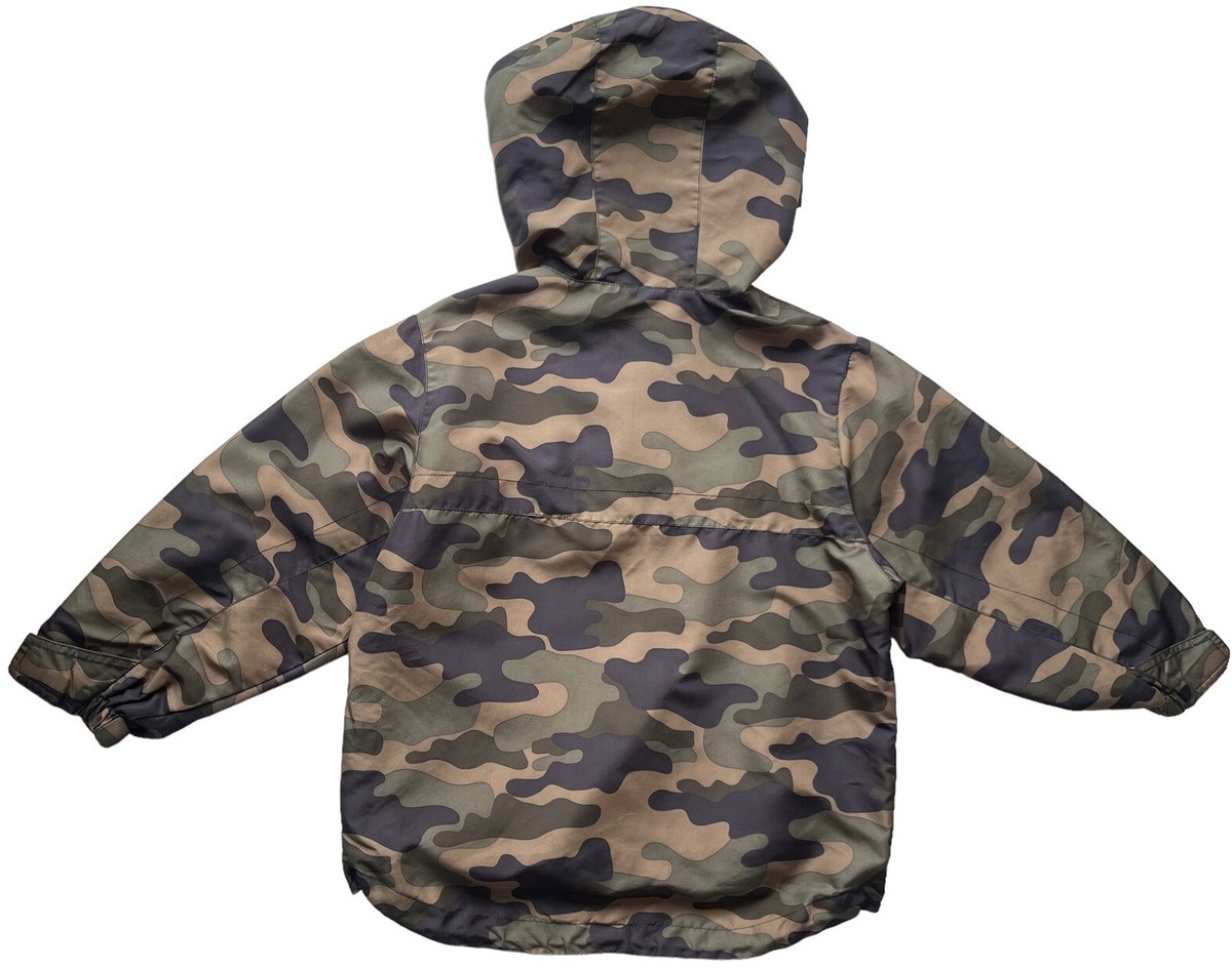 Old Navy Jacket Boys X-Small Camo Lightweight Pullover 1/4 Zip