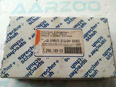 SPRECHER + SCHUH 97.290.189-01 Digital Eingang Modul IDD-22 Fabr
