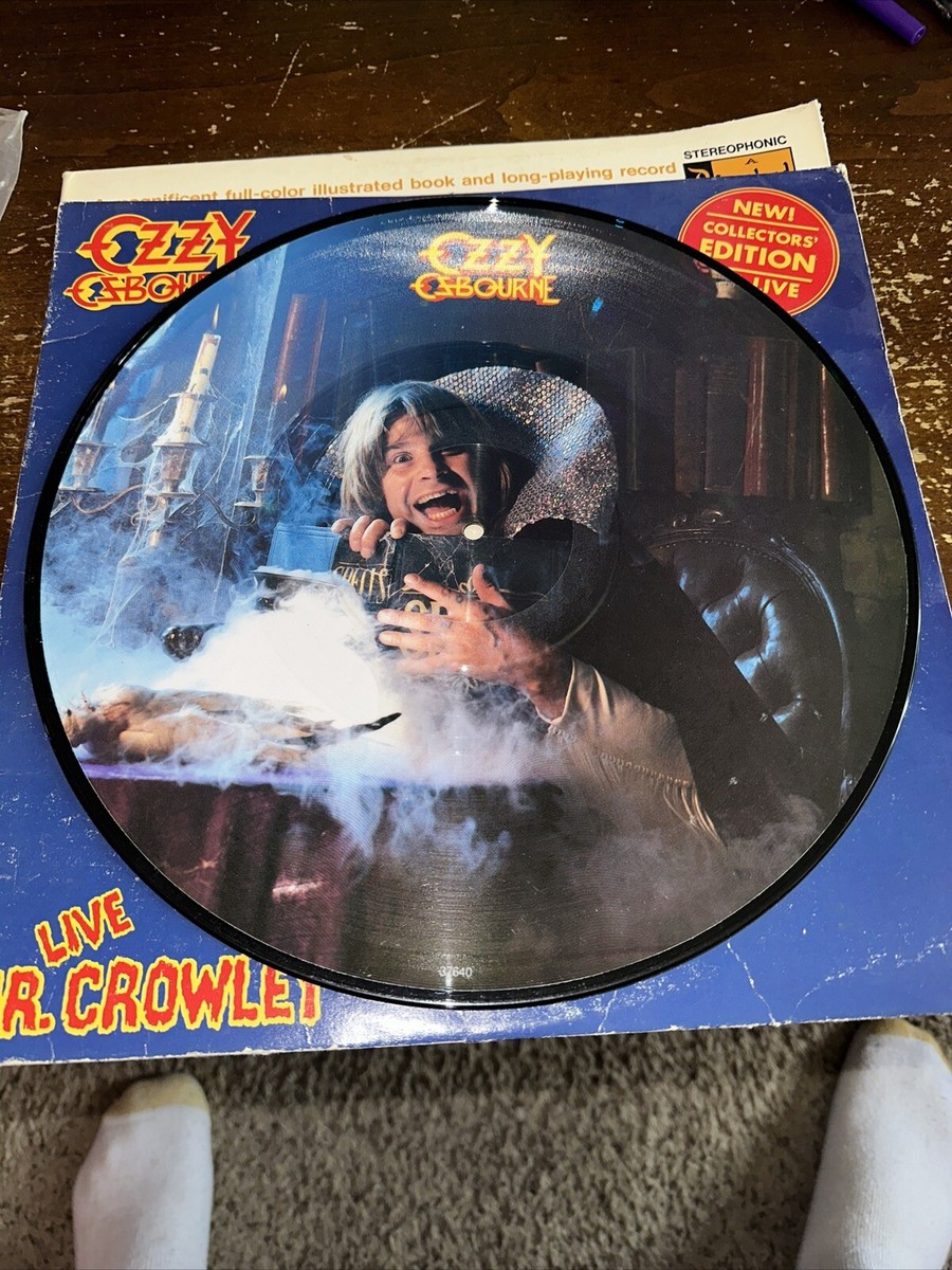 OZZY OSBOURNE Mr. Crowley Live Picture Disc Jet Records