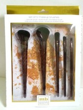 MODERN BEAUTY SET OF 5 MAKEUP BRUSHES POWDER BLUSH FOUNDATION EYE SHADOW BRUSH