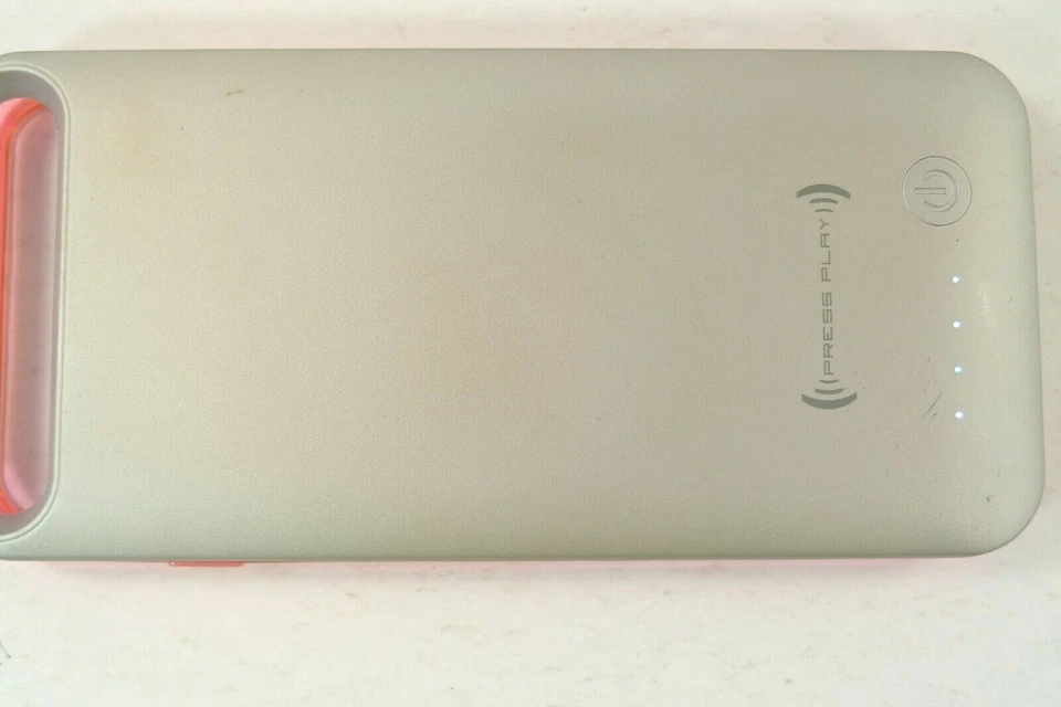 Combo Estuche Batería Press Play Rosa y Frontales Transparentes iPhone 6 3100 mAh Cable Audio Foto 3 de 4