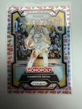 Cameron Brink 2024 Panini WNBA Prizm Monopoly Red Dice Prizm Refractor Rookie