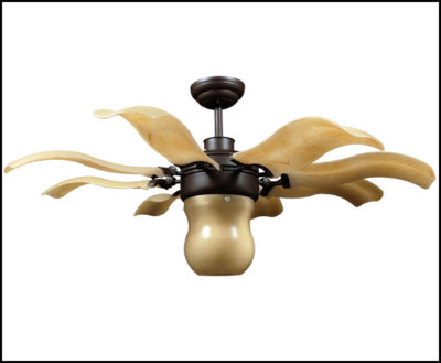 Vento Fiore 42 in. Roman Bronze Retractable Antique Ceiling Fan - J-00064