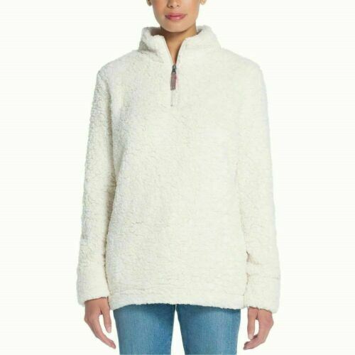 Weatherproof Vintage Women's Frosty Tipped Sherpa 1/4 Zip Pullover G33|G34 - Picture 9 of 21