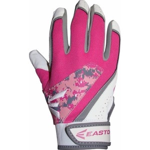 pink batting gloves