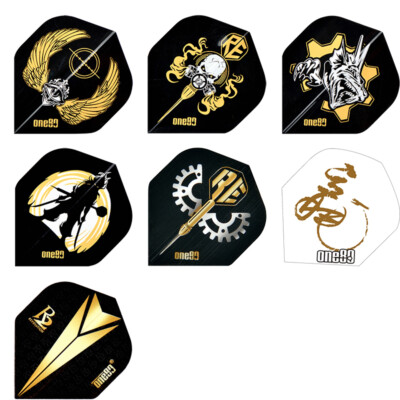 one80 Revolution R2 Dart Flights Dartflight 100 Micron Flight