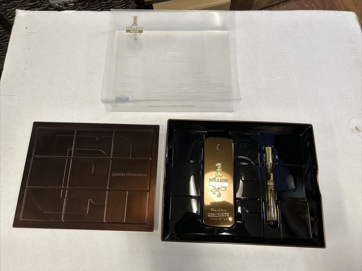 1 Million Prive Eau De Parfum Spray 3.4 oz & 0.34 Set ( 2017 ) | eBay
