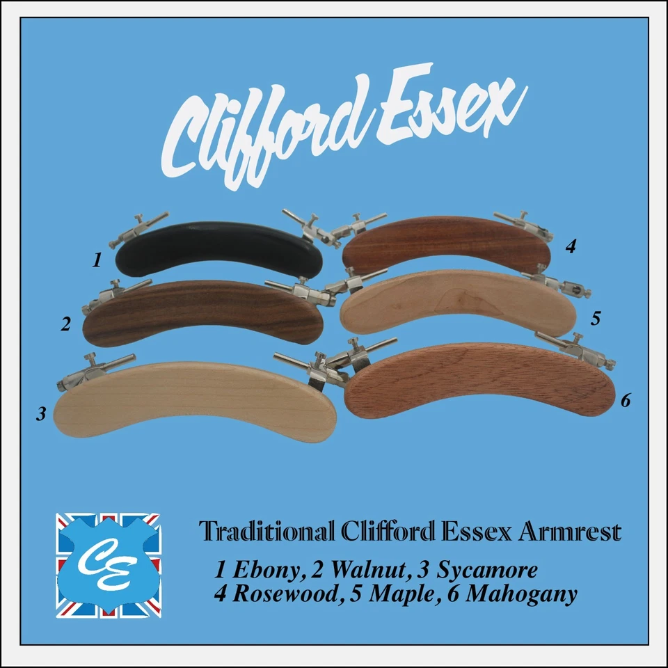 TRADITIONAL CLIFFORD ESSEX BANJO ARMREST. - Image 2 of 4
