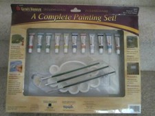 Painting set Complete Craft House Canvas Keepsakes Vineyard Hills New in box