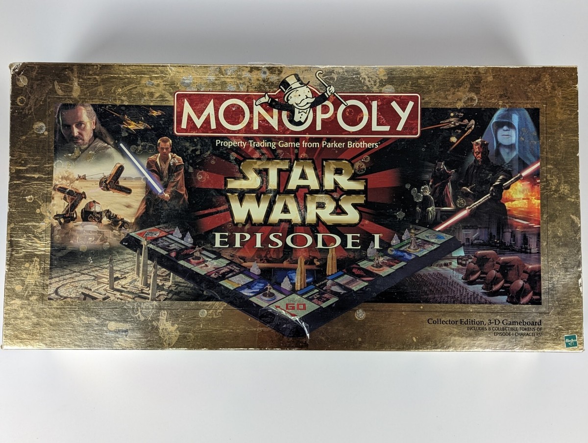 Star Wars Episode 1 Monopoly (3D Collector's Edition Game