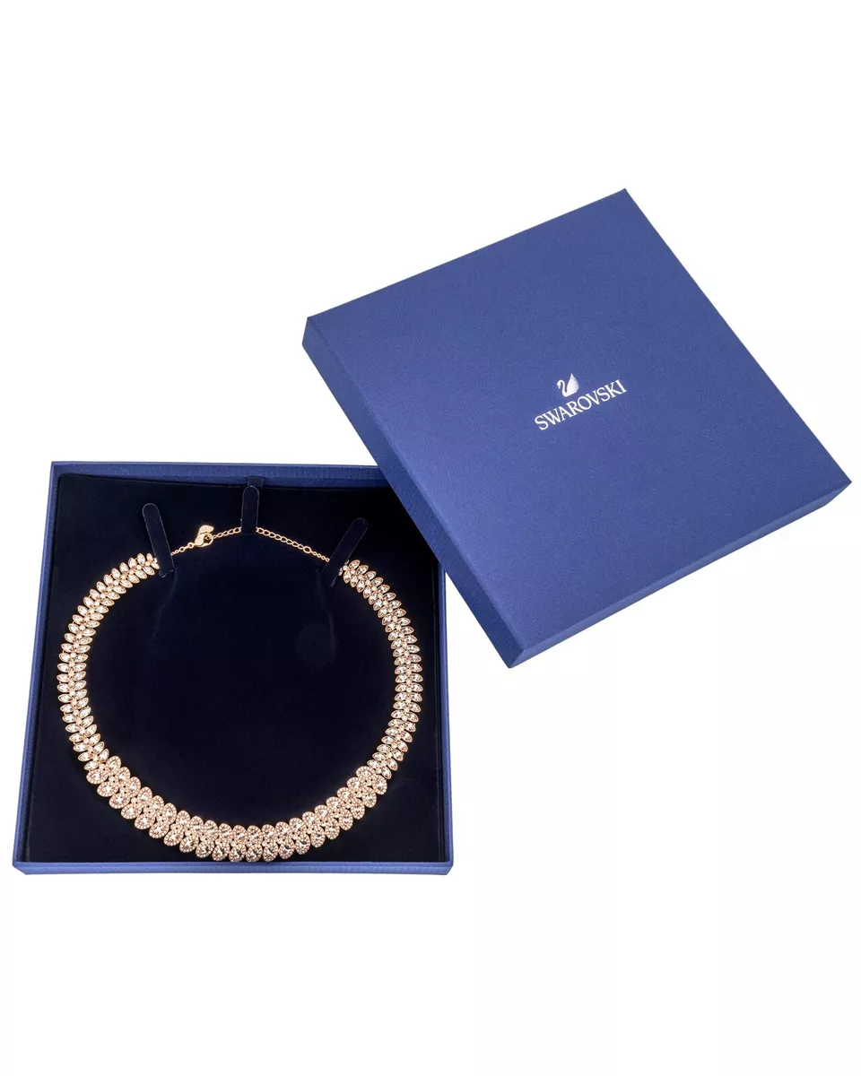 Swarovski Crystal Baron All around Necklace Rose Gold Plated 5350615 NIB