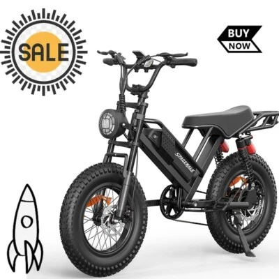 EILLEO Spacewalk 20" Fat Tire E-Bike: 750W, 24.9MPH, Removable 48V/15AH Battery