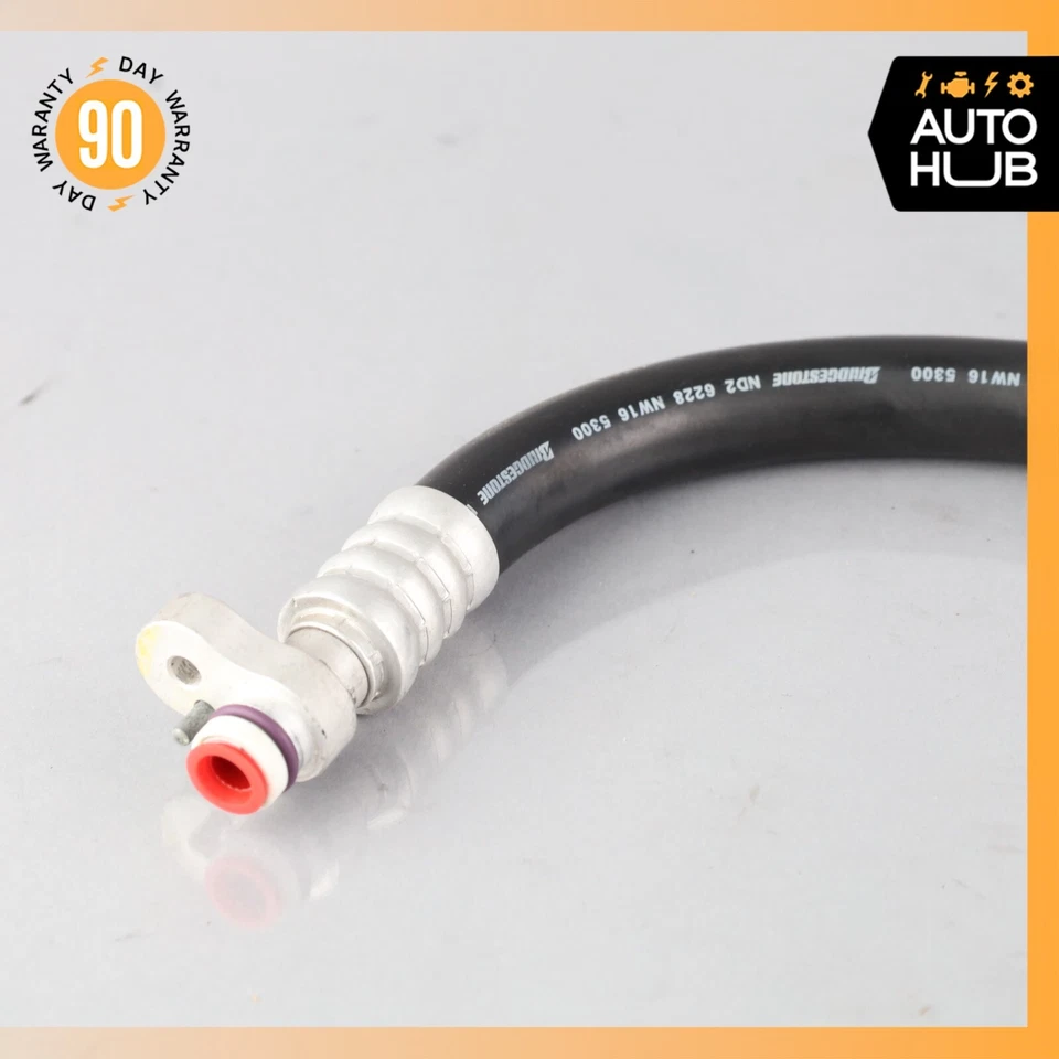 Linha de sucção de compressor de ar condicionado 01-04 Mercedes R170 SLK32 AMG A/C fabricante de equipamento original - Imagem 2 de 4