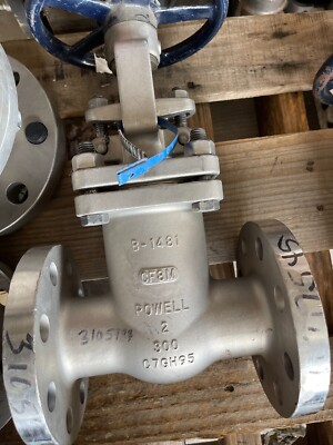 2'' 300 RF GATE VALVE POWELL 2467FM0TXXX 316 SS